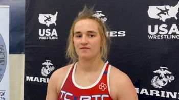 Unseeded Katie Lange Reaches 68 kg Finals