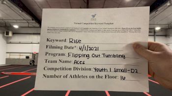 Flipping Out Tumbling - Aces [L1 Youth - D2 - B] 2021 The Regional Summit Virtual Championships
