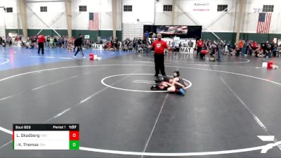 70 lbs Quarterfinal - Kemper Thomas, Team Grind House vs Layf Skadberg, Valentine Wrestling Club