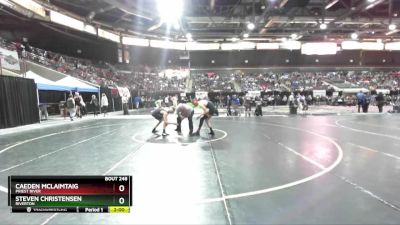 152 lbs Champ. Round 1 - Steven Christensen, Riverton vs Caeden McLaimtaig, Priest River