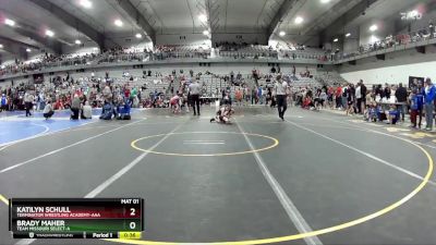 55 lbs Cons. Round 4 - Brady Maher, Team Missouri Select-A vs Katilyn Schull, Terminator Wrestling Academy-AAA 