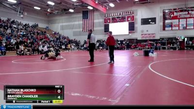 132 lbs Cons. Round 2 - Brayden Chandler, Marshall vs Nathan Blaschko, Tri-City United