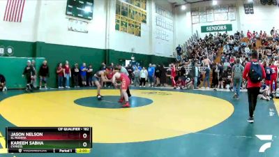 182 lbs Champ. Round 2 - Kareem Sabha, Cypress vs Jason Nelson, El Modena