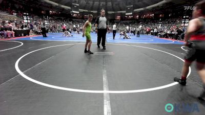 120 lbs 5th Place - Braxton McIlwain, Lions Wrestling Academy vs Hunter Chaney, Oklahoma Wrestling Academy