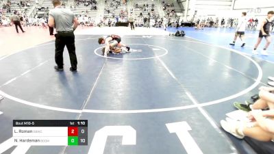 120 lbs Rr Rnd 2 - Logan Roman, OBWC Goblins vs Nolan Hardeman, BoomRanch