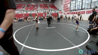 52-55 lbs Final - Beckam Kolar, Harrah Little League Wrestling vs Lakely Kraft, Bridge Creek Youth Wrestling