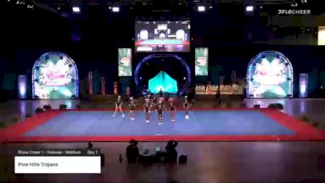 Pine Hills Trojans [2020 Show Cheer 1 - Peewee - Medium Day 1] 2020 Pop Warner National Cheer & Dance Championship