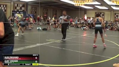 125 lbs Semis & 1st Wrestleback (8 Team) - Kurt Wehner, Triumph WC vs ALEX PROVINES, Elite Wrestling Black