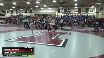 150 lbs Cons. Round 3 - Henry Gelner, Interstate 35 vs Carson Cameron, Independence