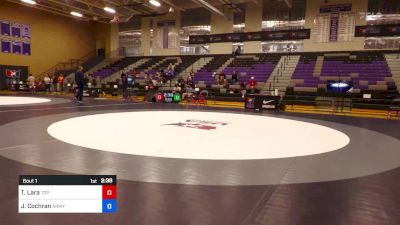 55 kg Quarterfinal - Tirso Lara, TOP GUN Wrestling Club vs Jacob Cochran, Army (WCAP)