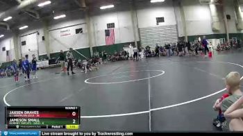 90 lbs Round 1 (6 Team) - Jameson Small, Kearney Matcats - Gold vs Jaxsen Draves, G.I. Grapplers Gold