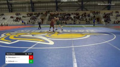 Semifinal - Bobby Steveson, Minnesota vs Dan Stibral, North Dakota State Univeristy