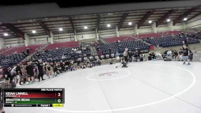 63 lbs Placement (16 Team) - Keian Linnell, Utah Gold vs Braxton Bean, Idaho 1