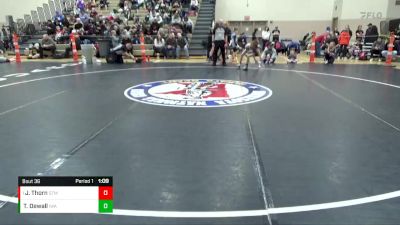 80 lbs Round 2 - Jackson Thorn, STMA vs Tyson Dewall, Ironhawks Wrestling Academy