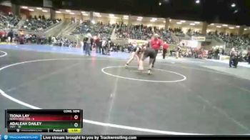 145 lbs Semis & 1st Wrestleback (8 Team) - Adaleah Dailey, Taft vs Tiona Lay, North Medford