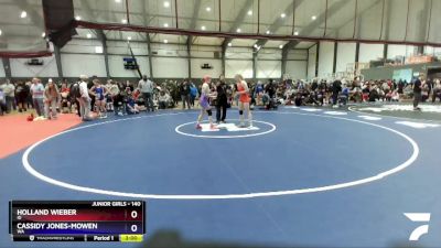 140 lbs Round 1 - Holland Wieber, ID vs Cassidy Jones-Mowen, WA