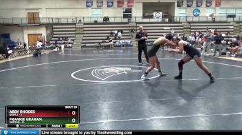 130 lbs Round 6 (8 Team) - Abby Rhodes, Quincy vs Frankie Graham, Simpson