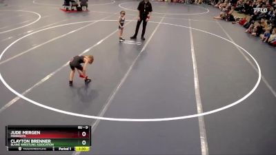 Champ. Round 1 - Jude Mergen, Minnesota vs Clayton Brenner, Blaine Wrestling Association