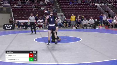 160 lbs 3rd Place - Carmine Lenzi, Berks Catholic vs Joseph Lapenna, Notre Dame - Green Pond