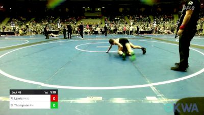 120 lbs Quarterfinal - Rosco Lewis, Prodigy Elite vs Gabel Thompson, R.a.w.