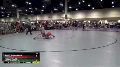 120 lbs Round 6 (8 Team) - Carli Pfantz, Beauty And Beasts vs Angelina Barham, Queen Bees