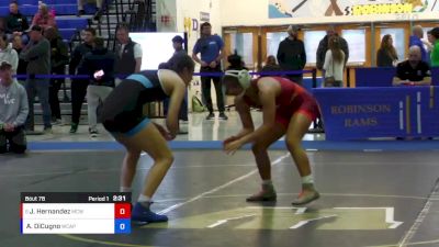 57 lbs Cons. Round 2 - Jasmine Hernandez, Maurer Coughlin Wrestling Club vs Anna DiCugno, Team Tornado Wrestling Club