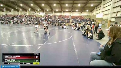 90 lbs Quarterfinal - Titan Hall, Aviator Wrestling Club vs Denton Martin, Uintah Wrestling