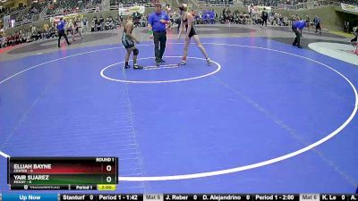 115 lbs Round 1 (4 Team) - Yair Suarez, McKay vs Elijah Bayne, Crater