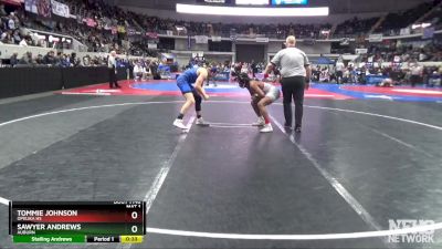 7A 165 lbs Cons. Round 2 - Tommie Johnson, Opelika Hs vs Sawyer Andrews, Auburn