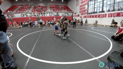 52-55 lbs Consolation - Adalena Chay, Harrah Little League Wrestling vs Jaxton Gibson, Smith Wrestling Academy