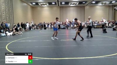 132 lbs Consi Of 128 #2 - Jesse Campos, 5th Sun WC vs Fernando Favela, Brawley Union HS