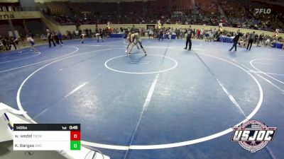 140 lbs Consi Of 16 #2 - Walker Wedel, TNTWC vs Kolbe Bargas, Salina Wrestling Club