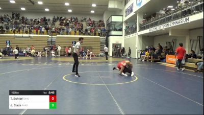 157 lbs Round Of 64 - Tj Schierl, Ohio State vs Joey Blaze, Purdue