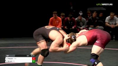 197 lbs Rr rnd 1 - Jared Haught, Virginia Tech vs Pat Brucki, Princeton University