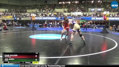 174 lbs Semifinal - Zeb Gnida, Loras vs Zane Mulder, Wartburg