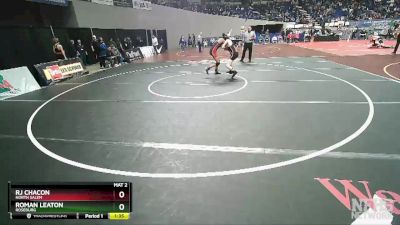 6A-126 lbs Champ. Round 1 - RJ Chacon, North Salem vs Roman Leaton, Roseburg