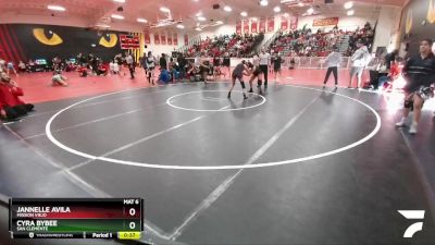 116 lbs Cons. Round 3 - Jannelle Avila, Mission Viejo vs Cyra Bybee, San Clemente