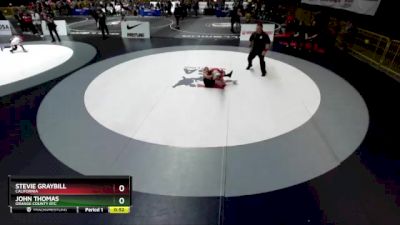 77 lbs 1st Place Match - John Thomas, Orange County RTC vs Stevie Graybill, California