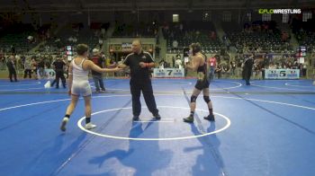 110 lbs 2nd Place - Joseph Robbins, Salina Wrestling Club (SWC) vs Ritson Meyer, Chickasha