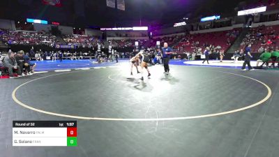 100 lbs Round Of 32 - Mia Navarro, Palm Desert vs Giselle Solano, Franklin (EG)