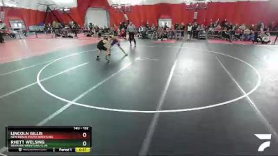 102 lbs Cons. Round 3 - Lincoln Gillis, New Berlin Youth Wrestling vs Rhett Welsing, Denmark Wrestling Club