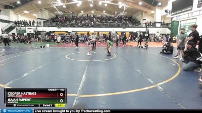 100 lbs Quarterfinal - Cooper Hastings, Lowell Scott vs Isaiah Rupert, Lonestar