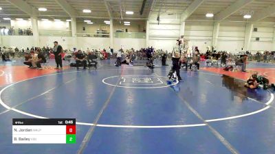 61 lbs Consi Of 8 #1 - Nicole Jordan, Walpole vs Barron Bailey, Vision Quest WC