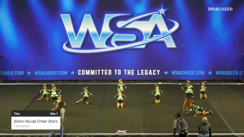 Baton Rouge Cheer Stars - Firecrackers [2022 Tiny Day 1] 2022 WSA Grand Nationals