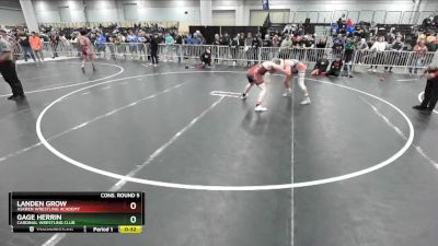 165 lbs Cons. Round 5 - Landen Grow, Askren Wrestling Academy vs Gage Herrin, Cardinal Wrestling Club