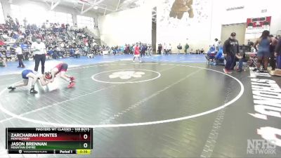 108 Boys Cons. Round 2 - Jason Brennan, Mountain Empire vs Zarchariah Montes, Montgomery