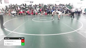 195 lbs Final - Jake Kszywanos, Stratford vs Adam Oberc, New Milford