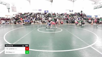 106 lbs Round Of 16 - Sybella Landrie, Berlin vs Matt Bray, Brookfield/Shepaug