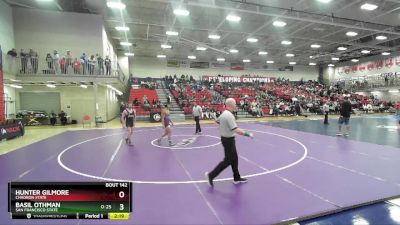 157 lbs Cons. Semi - Hunter Gilmore, Chadron State vs Basil Othman, San Francisco State