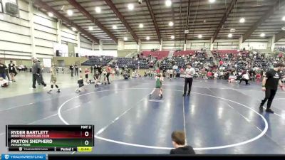 58 lbs Cons. Round 4 - Paxton Shepherd, Payson Pride vs Ryder Bartlett, Brighton Wrestling Club